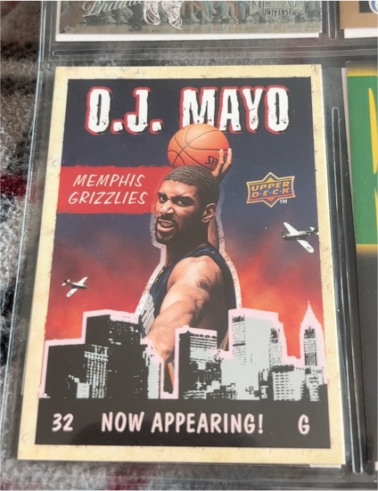 2009-10 Upper Deck Now Appearing #NA-3 O.J. Mayo — front