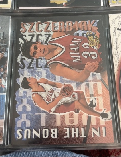 1997-98 SkyBox IN THE BONES Wally Szczerbiak — front