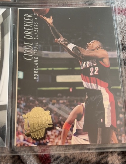 1994-95 Fleer Ultra #155 Clyde Drexler — front
