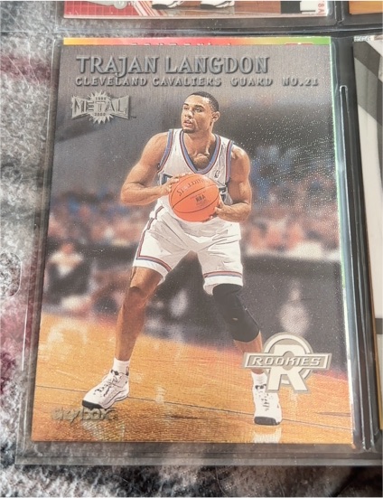 1999-00 Skybox Metal #21 Trajan Langdon — front