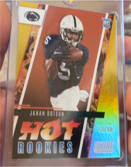 2022 Panini Score #HR11 Jahan Dotson Hot Rookies — front