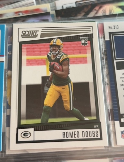 2022 Panini Score #389 Romeo Doubs — front