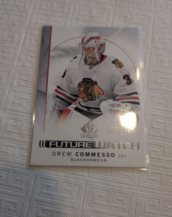 2024-25 SP Authentic Future Watch #013 Drew Commesso — front