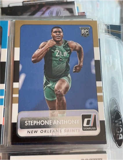 2015 Donruss #191 Stephone Anthony Rookie Card — front