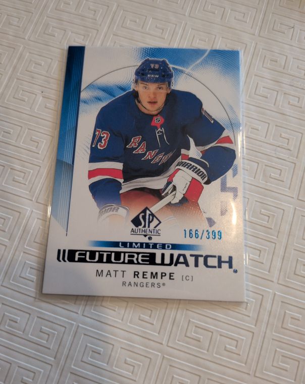 2024-25 Upper Deck SP Authentic #166 Matt Rempe Limited Future Watch — front