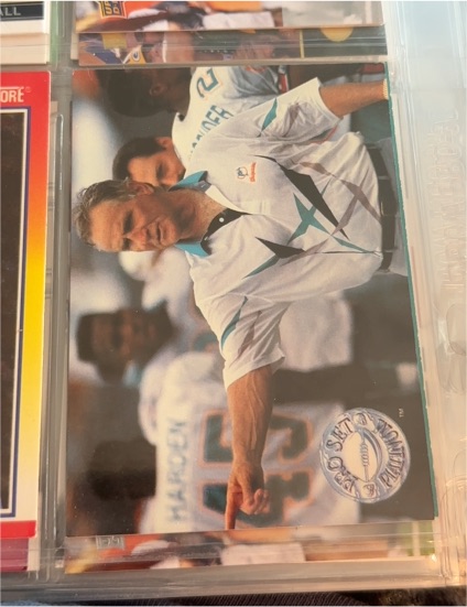 1991 Pro Set Platinum #285 Don Shula Miami Dolphins — front