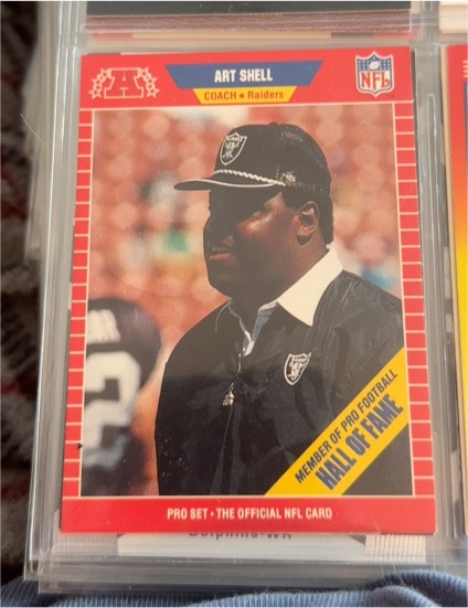 1989 Pro Set #541 Art Shell — front