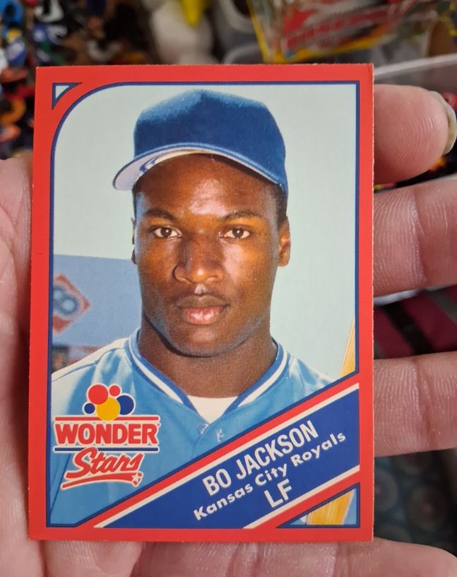 1990 Wonder Bread Stars #1 Bo Jackson — front