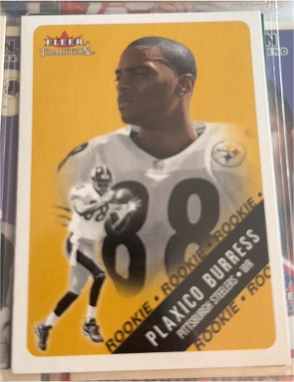 2000 Fleer Tradition #327 Plaxico Burress — front