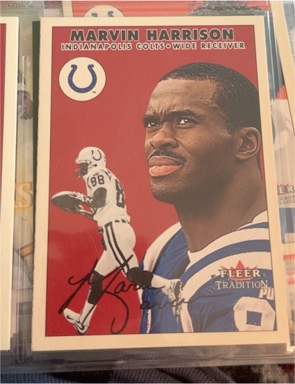 2000 Fleer Tradition #294 Marvin Harrison — front