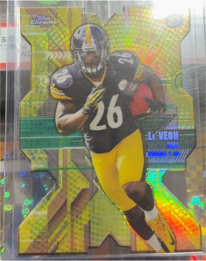 2013 Topps Chrome Rookie Die Cut #rdc-lb Le'Veon Bell — front