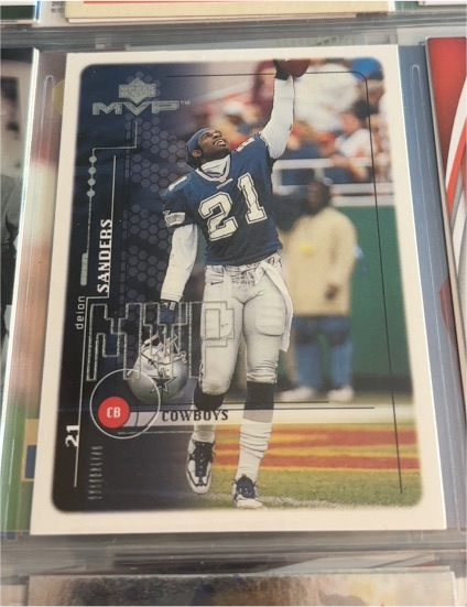 1999 Upper Deck MVP #53 Deion Sanders Dallas Cowboys — front