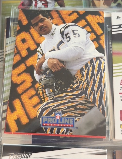 1991 Pro Line Portraits #222 Junior Seau — front