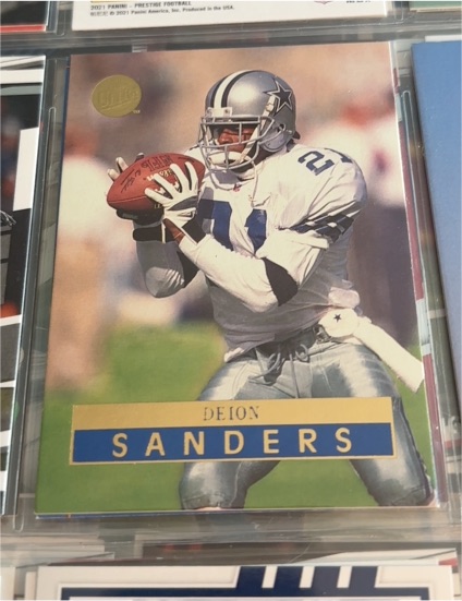 1996 Fleer Ultra #41 Deion Sanders — front