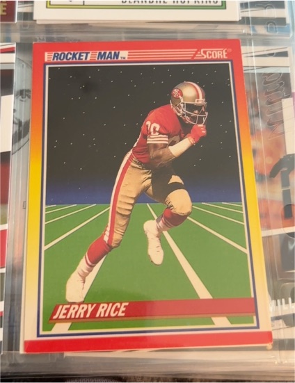 1990 Score #556 Jerry Rice — front
