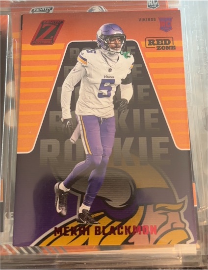 2023 Panini Zenith Red Zone #168 Mekhi Blackmon Rookie — front