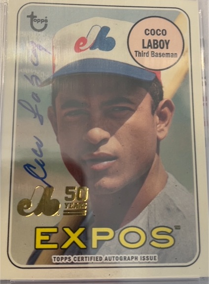 2019 Topps Archives #MTLA-CL Coco Laboy Montreal Expos Autographs — front