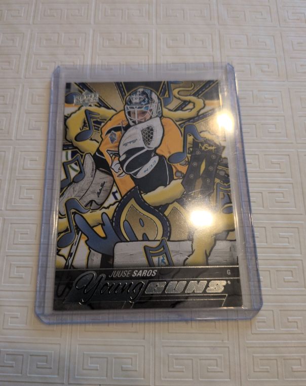 2024-25 Upper Deck Series 2 #464 Juuse Saros Young Guns Renewed — front