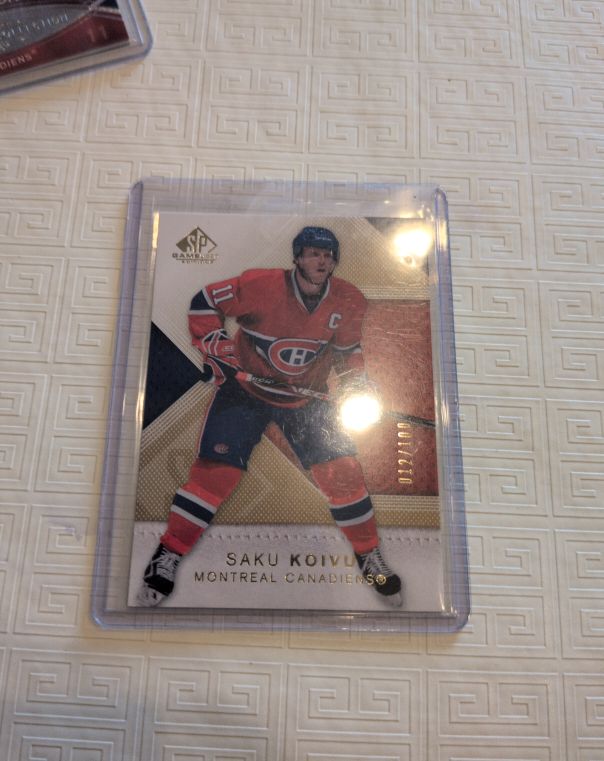 2018-19 Upper Deck SP Authentic #11 Saku Koivu — front