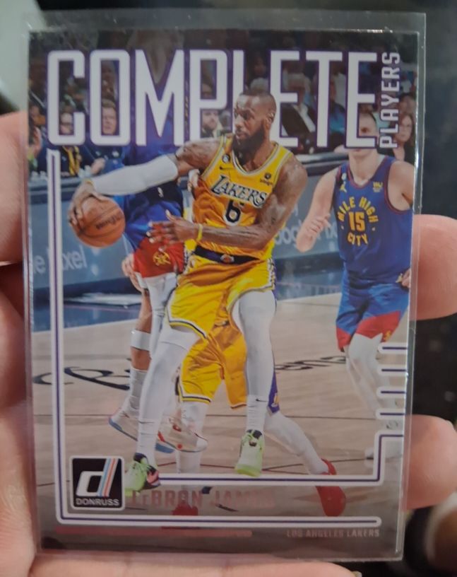 2023-24 Panini Donruss Complete Players #1 LeBron James — front