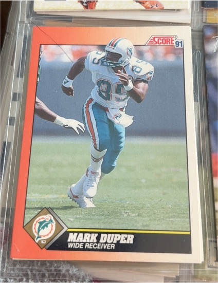1991 Score #430 Mark Duper — front