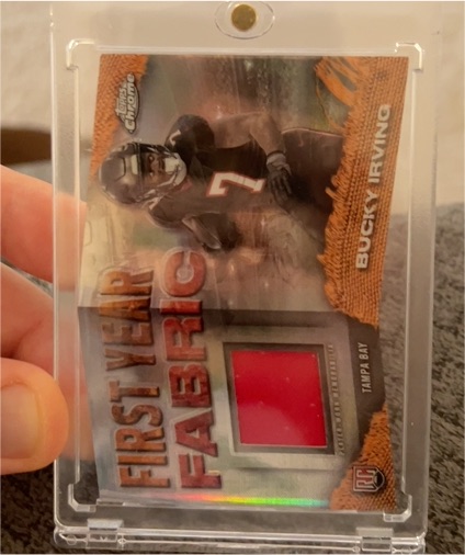 2024 Topps Chrome First Year Fabric #FYF-BI Bucky Irving — front