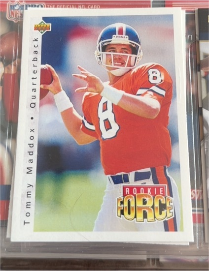 1992 Upper Deck #416 Tommy Maddox Rookie Force — front