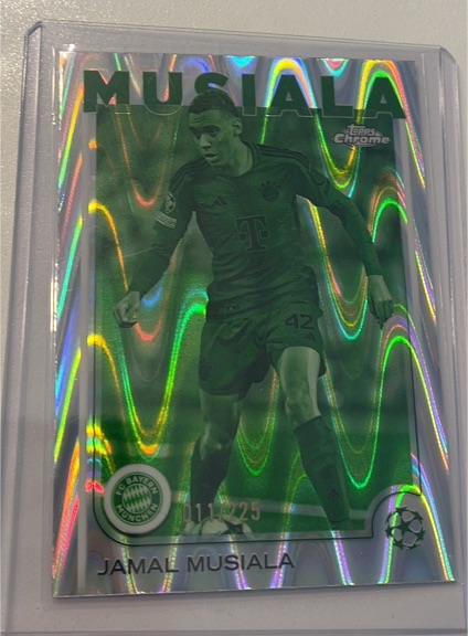 2024-25 Topps Chrome UEFA Jamal Musiala #011 — front