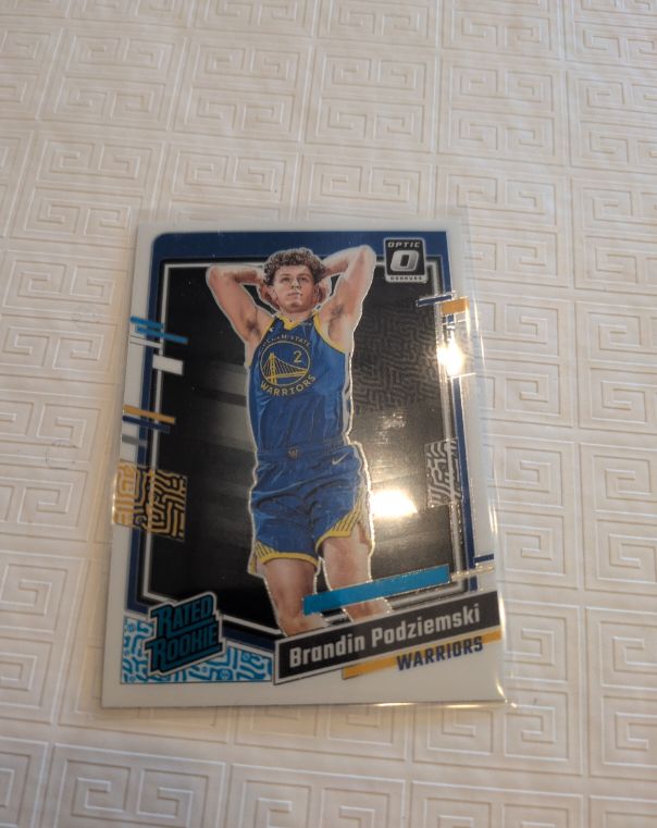 2023-24 Panini Donruss Optic #203 Brandin Podziemski — front