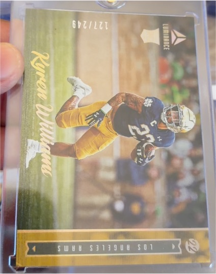2022 Panini Luminance #183 Kyren Williams — front