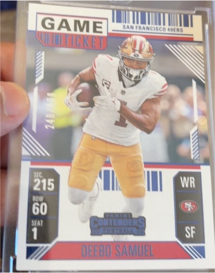 2024 Panini Contenders Season Ticket #87 Deebo Samuel — front