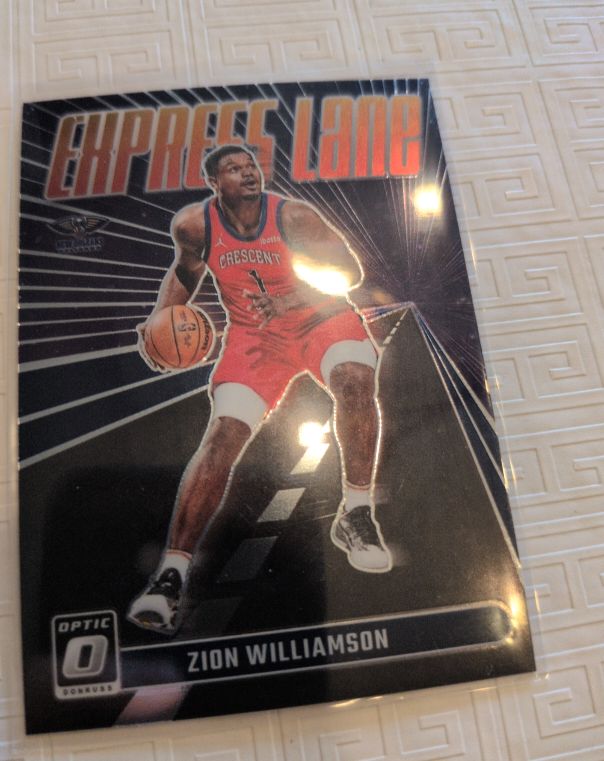2023-24 Panini Donruss Optic #11 Zion Williamson Express Lane — front