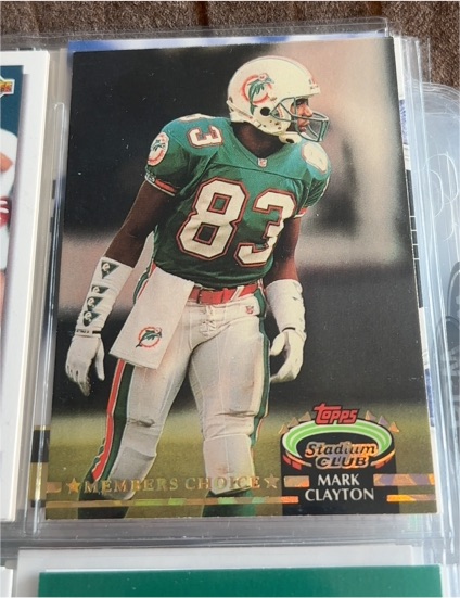 1992 Topps Stadium Club #291 Mark Clayton — front