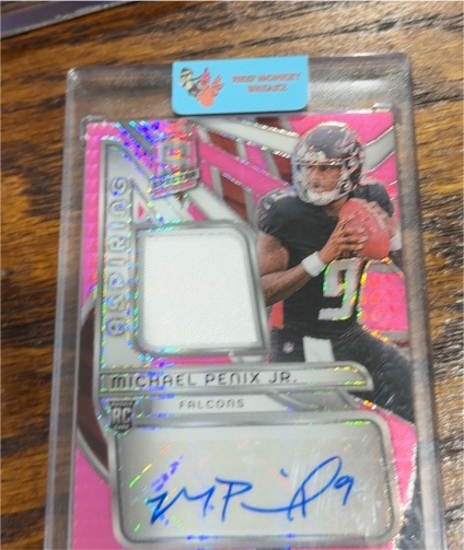 2022 Panini Spectra Rookie Patch Autographs Michael Penix Jr. — front