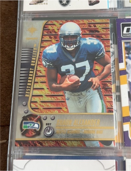 2000 Collector's Edge Odyssey Restaurant Quality #RQ10 Shaun Alexander — front