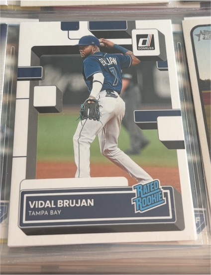 2022 Donruss #38 Vidal Brujan Rated Rookie — front