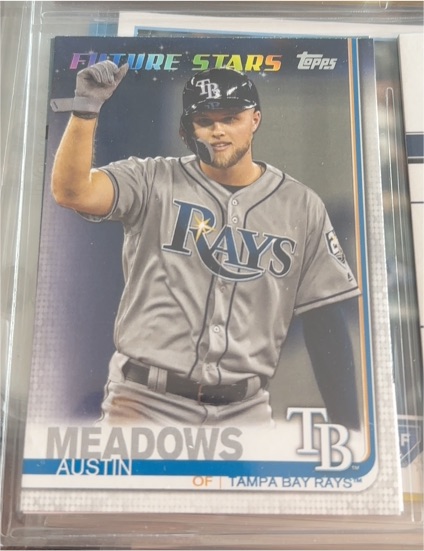 2019 Topps #564 Austin Meadows Future Stars Tampa Bay Rays — front