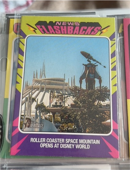 2024 Topps Heritage News Flashbacks #NF-3 Space Mountain — front
