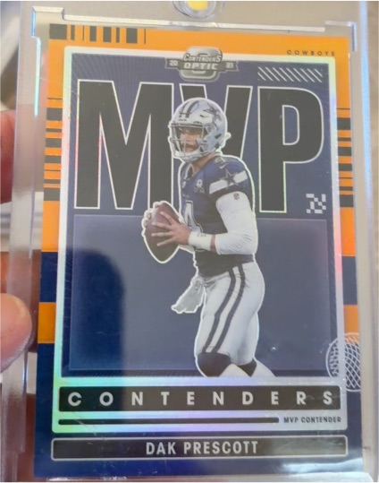 2021 Panini Contenders Optic #MVP-DPR Dak Prescott — front
