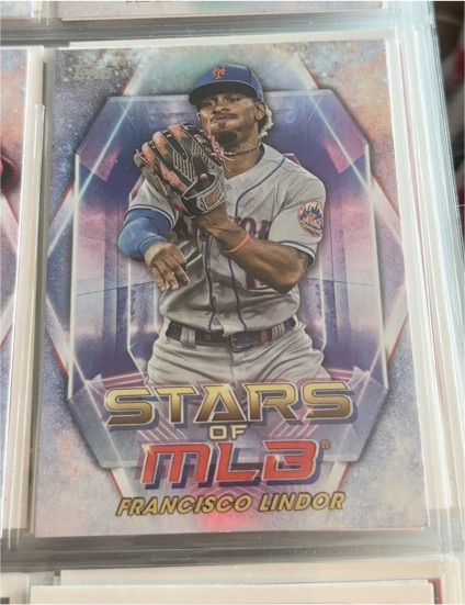 2023 Topps Stars of MLB #SMLB-28 Francisco Lindor — front