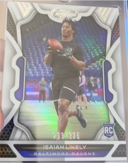 2022 Panini Certified #199 Isaiah Likely — front