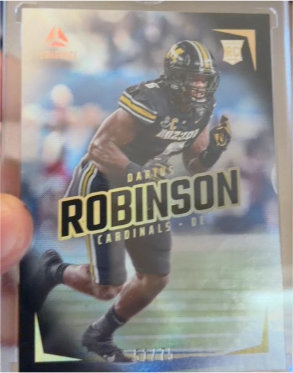 2024 Panini Luminance #124 Darius Robinson RC — front