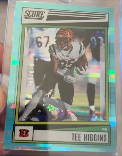 2022 Panini Score #192 Tee Higgins — front