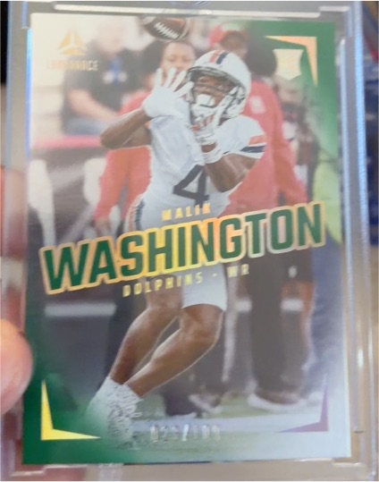 2024 Panini Luminance #158 Malik Washington — front