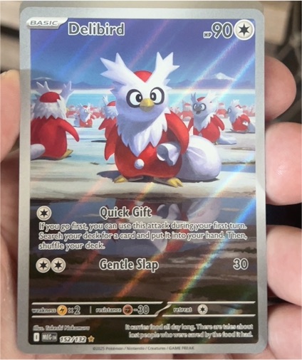 2025 Pokémon Mega Evolution #152 Delibird — front