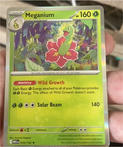 2025 Pokemon TCG Mega Evolution #010 Meganium — front