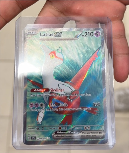 2024 Pokémon TCG Surging Sparks #220 Latias EX — front