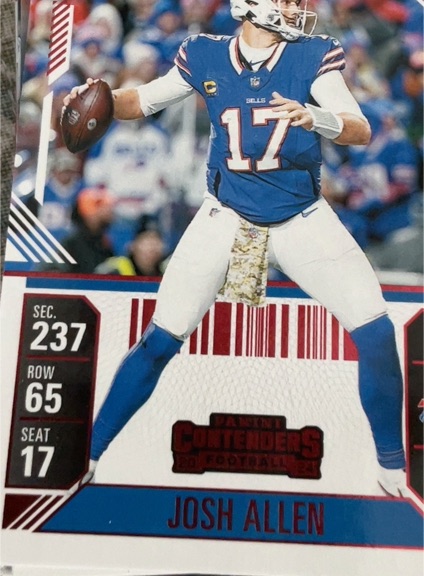 2024 Panini Contenders #237 Josh Allen — front