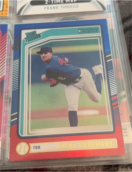 2024 Donruss Rated Prospect #130 Ricky Tiedemann — front