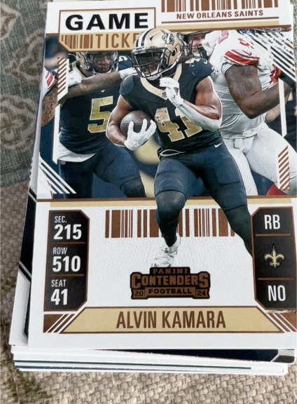 2024 Panini Contenders #71 Alvin Kamara — front